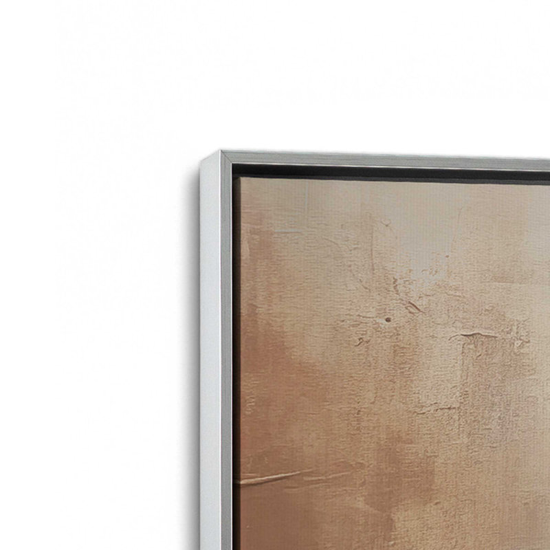 «Russet Mist Déroulant», reproduction sur toile roulée, Cadre flottant, H 12,75 po x l 12,75 po x P 1,75 po, Chrome poli
