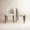 Pietta Fabric with Wood Legs Dining Chair