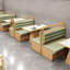 Banc rembourré en similicuir Light Luxury Modern