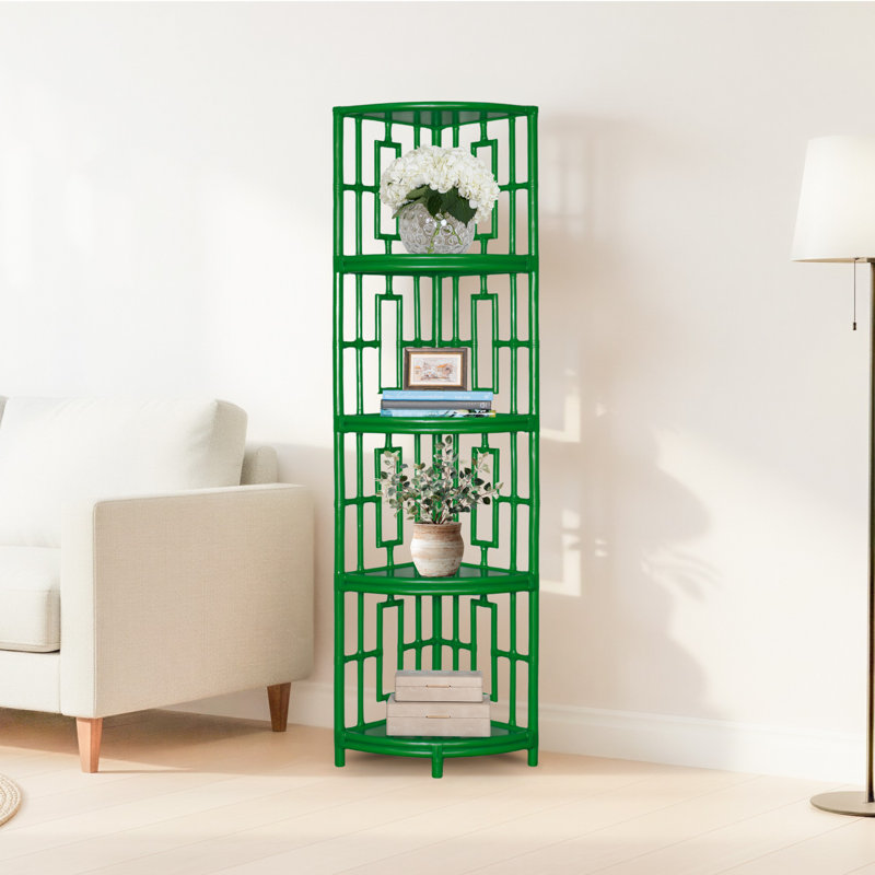Manley Corner Bookcase, Natural