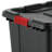 Sterilite Durable Rugged Industrial Tote with Red Latches-98363266-98363267