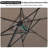 156'' x 120'' Rectangular Cantilever Umbrella with Base and Fade Resistance Recycled Fabric-97078235