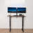 VIVO Manual Height Adjustable Stand Up Desk Frame Crank System, M051MB series-49297880