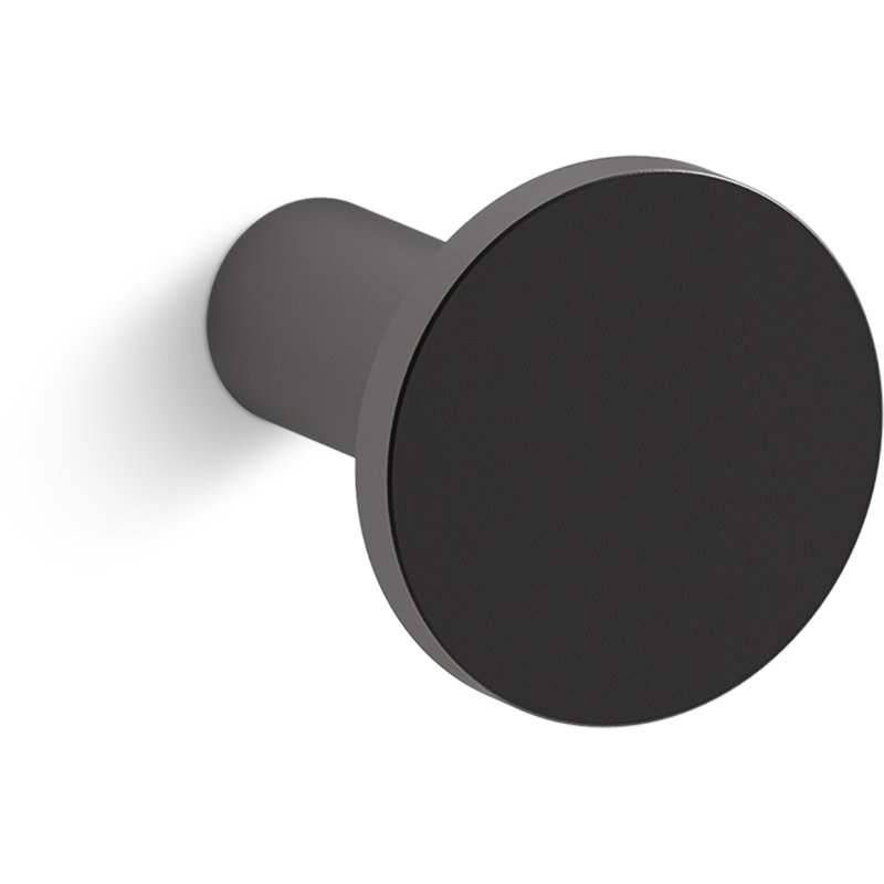 Purist Geometric Knob, Matte Black