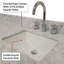 Meuble-lavabo simple avec comptoir en marbre de Carrare, robinet et Miroir-1581277837