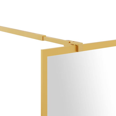 Winchcombe 195mm H Framed Walk In Glass Screens with Glass