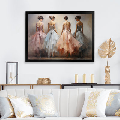 Dance Graceful Form - Entertainment Canvas Wall Art