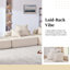 Canapé modulaire surdimensionné surdimensionné, ensemble de canapé de plancher Boucle de luxe, convertible et compressé, idéal pour une vie spacieuse et une détente confortable