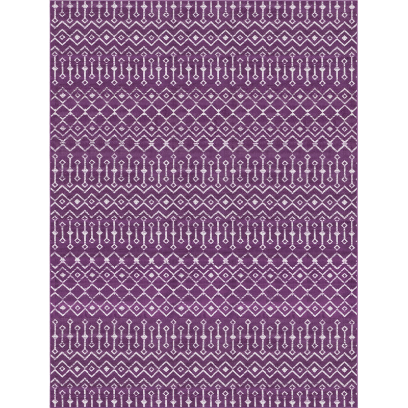 World Menagerie Geometric Indoor Rug, Rectangle 9'10" x 13'1"