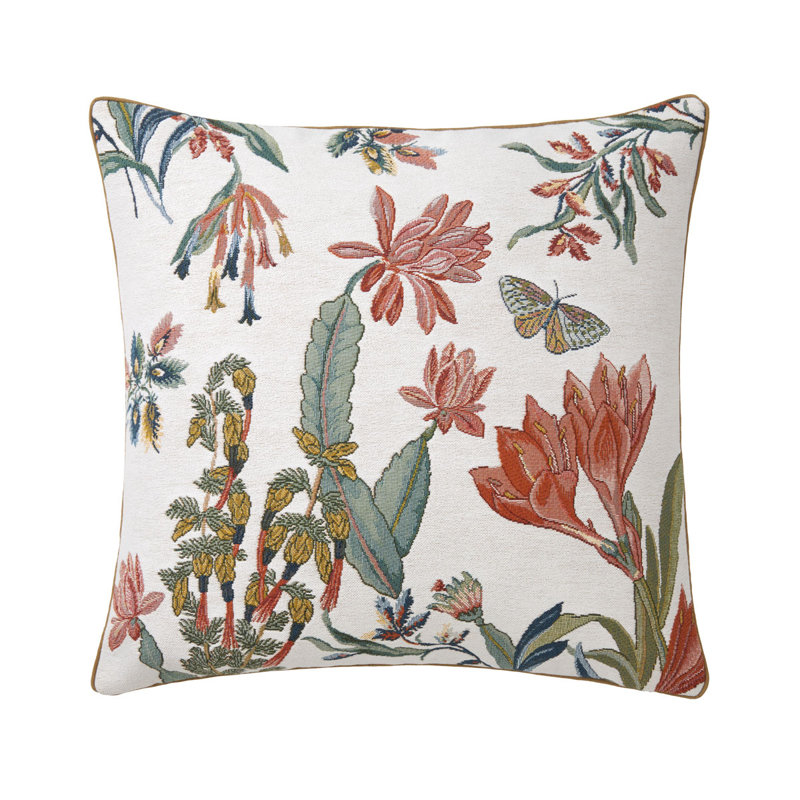 Ezio Decorative Pillow, Blue/White/Red