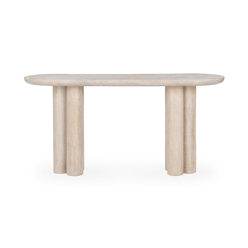 Columnia Console Table, Creamwood