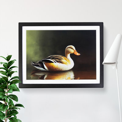 Impactful Duck - Single Picture Frame Print