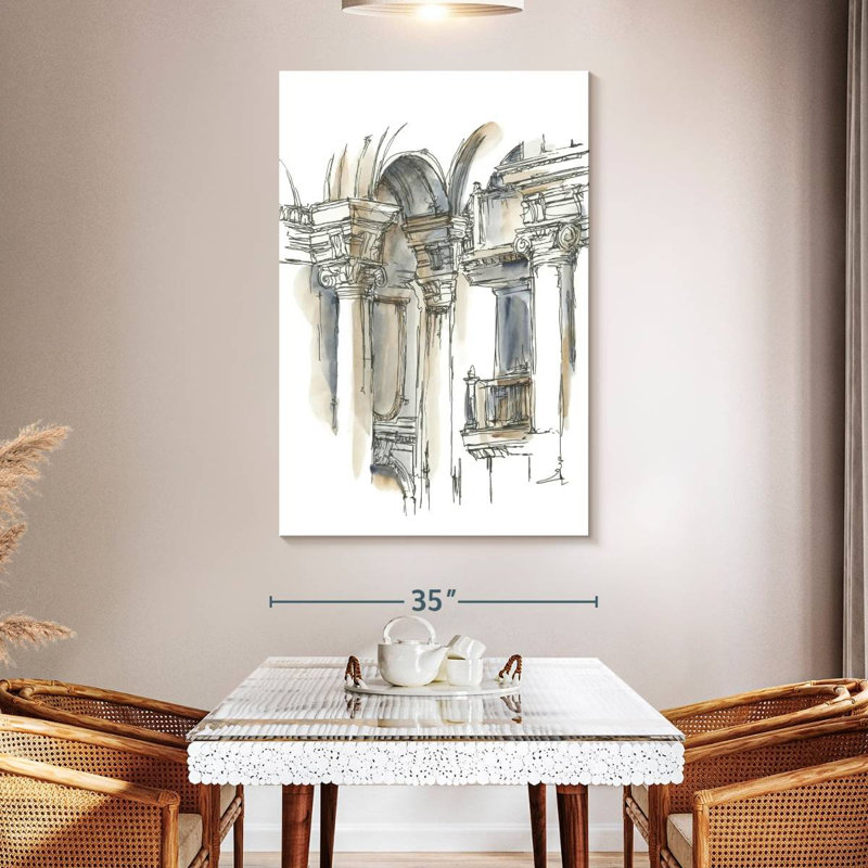 Lilie Plein Air Interior Study I, 51" H x 34" W