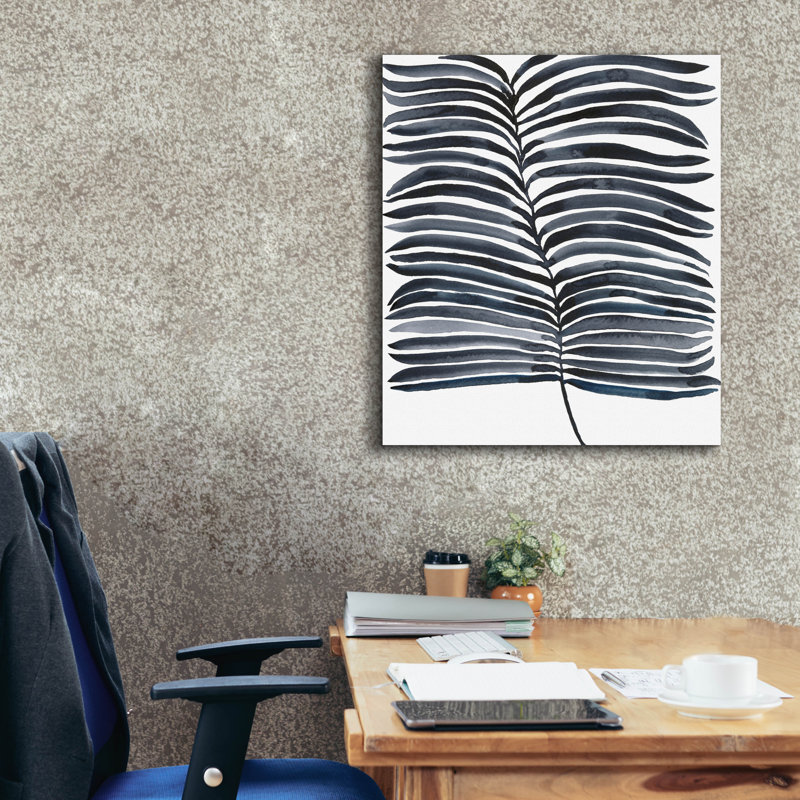 «Indigo Fronds II» par Regina Moore, H 30 po x l 26 po