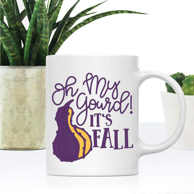 Oh ma gourde ! grande tasse à café automne Aniyah