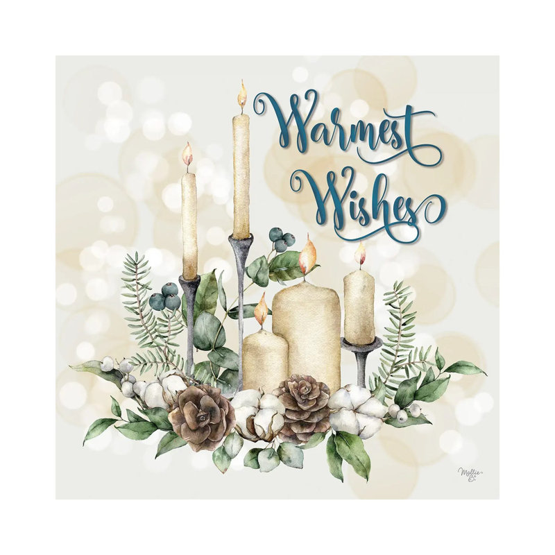 «Warmest Wishes», reproduction d'art sur toile tendue, Toile tendue, Ne s’applique pas, H 12 po x l 12 po