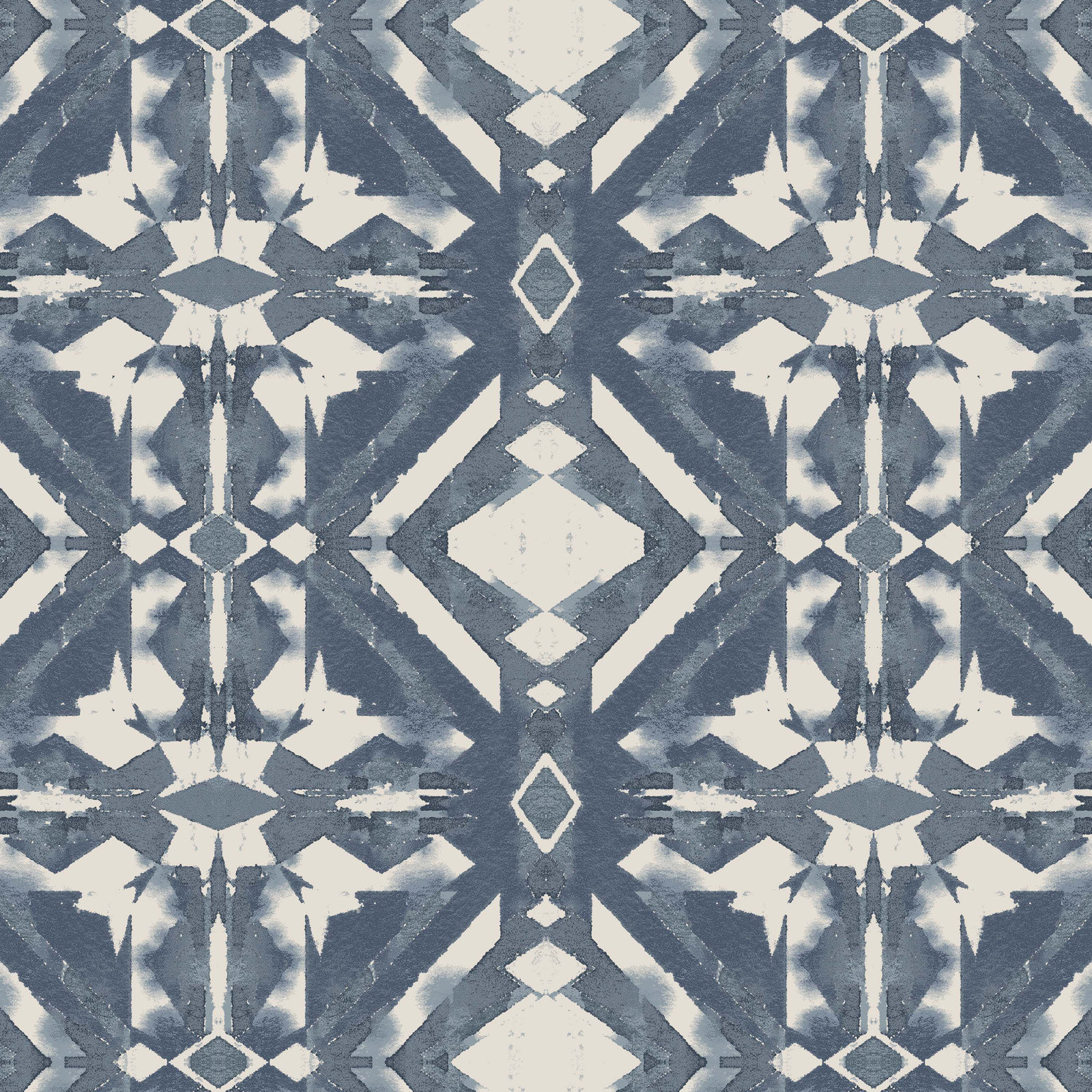 Mendy Dining Chair, Asha Blue Ikat