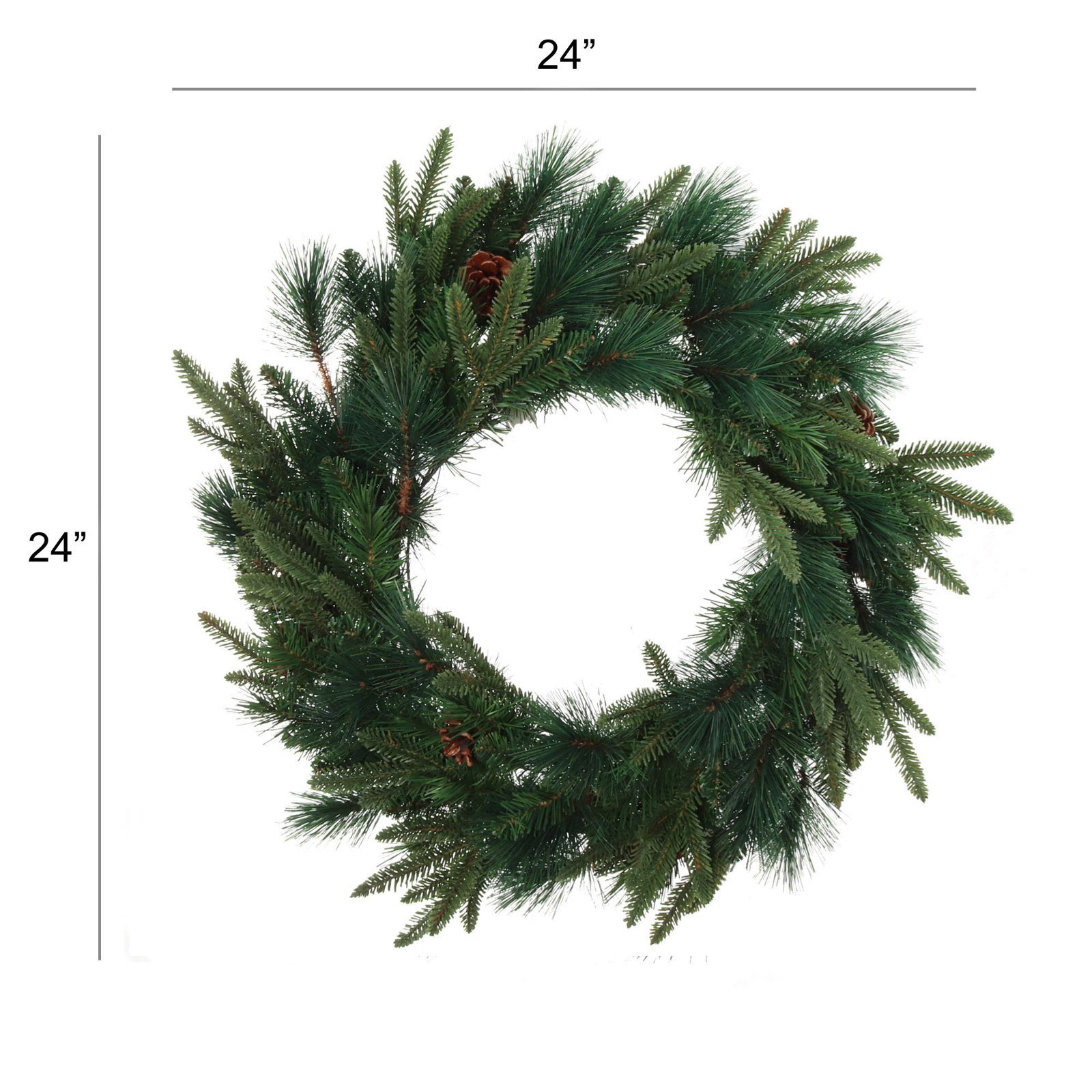 The Holiday Aisle® 24" Pine Wreath