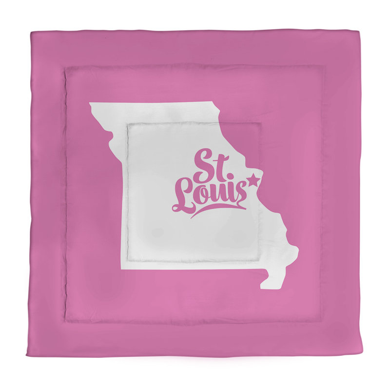 Modern & Contemporary Polyester Percale Comforter, Pink