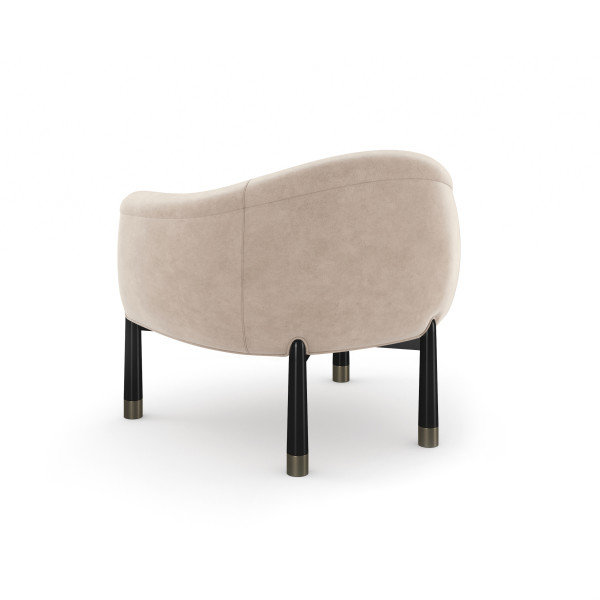 BATON ACCENT CHAIR, Cream