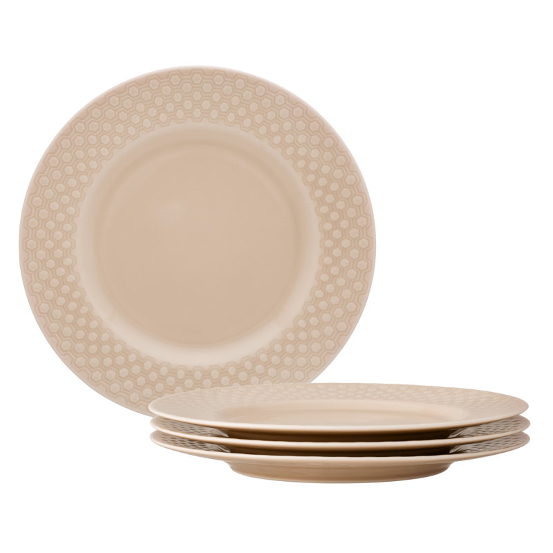 Ensemble de 4 assiettes à salade Kikko, 8,25 po, Rose