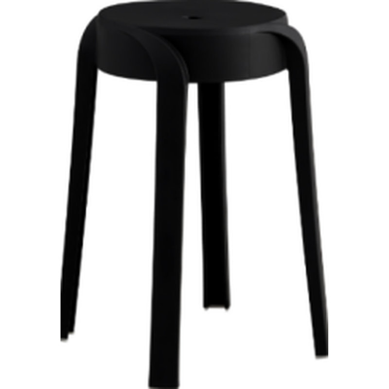 6 tabourets en plastique de couleurs variées, fabrication, poids de 3,32 lb, options de sièges portatifs, rayure, 11,94 po de largeur, pratique pour une utilisation quotidienne