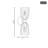 Whistler 2 - Light Wall Sconce in Natural Brass