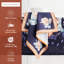Serviettes de table Maison d'Hermine Pumpkin Blues 100 % coton - 51 x 51 cm