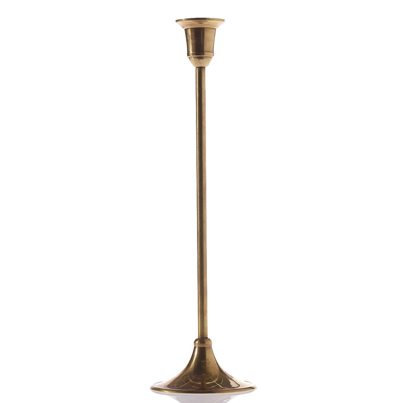 Metal tabletop candlestick Gola, H 11 po x l 3,25 po x P 3,25 po
