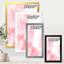 Abstrait fleurs roses éclaboussures I - Impression sur toile-59916407-59987071