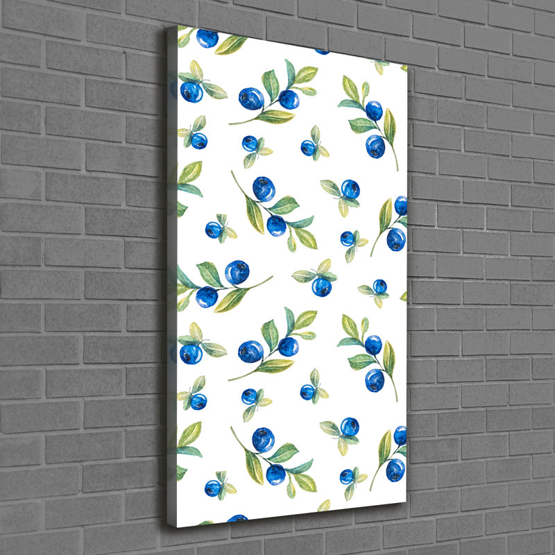 Bronwood Blueberries - Wrapped Canvas Print