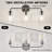 Contemporary Metal Frame Clear Glass Shade Wall Sconce Bathroom Vanity Light