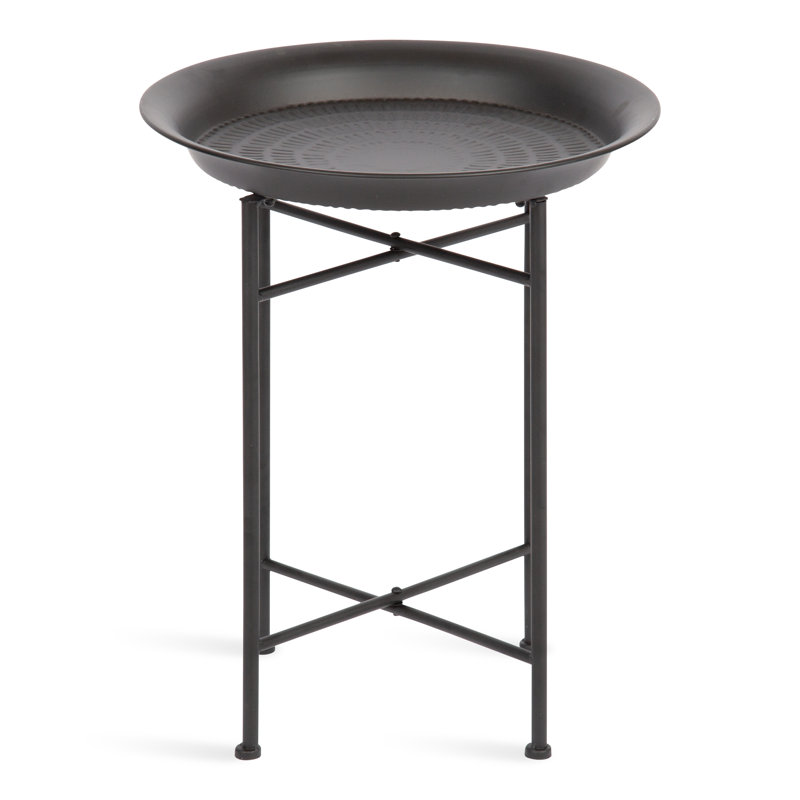 Kuehl Tray Top End Table, Black