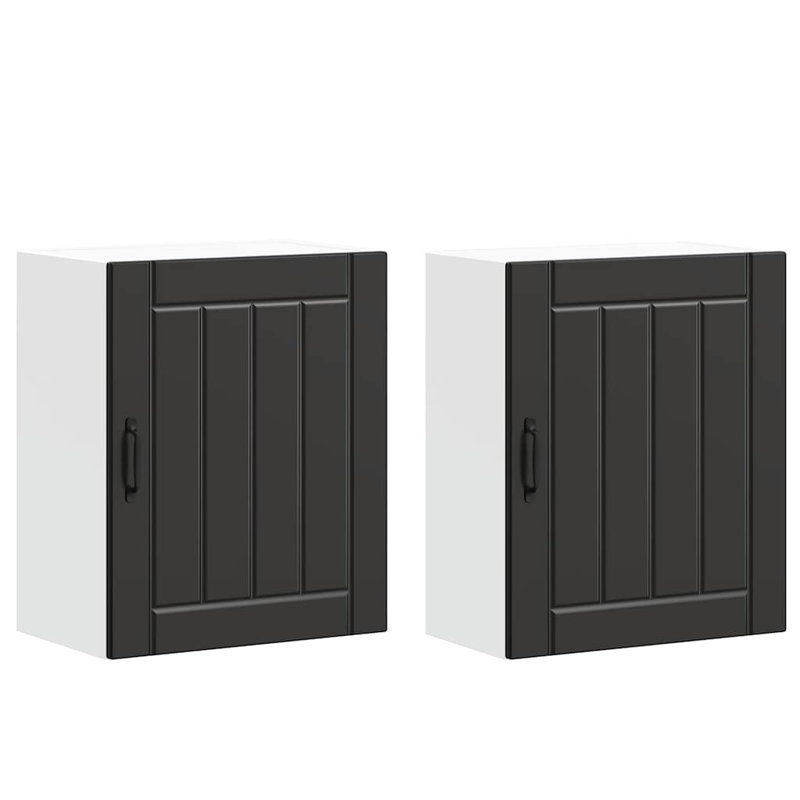 vidaXL Oven Cabinets Kitchen Cabinet Oven Unit 2 pcs Kalmar Engineered Wood