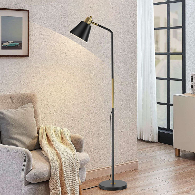 Solt 57.48 " Arched Floor Lamp