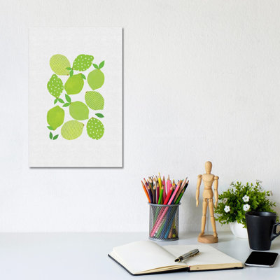 Lime Crowd by Orara Studio - Wrapped Canvas Gallery-Wrapped Canvas Giclée