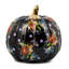 Black Flower Market Medium Pumpkin