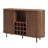 55.1'' Modern Bar Cabinet With Adjustable Shelves & RGB Lights, Wine Cabinet Sideboard Buffet With Wine Glass Holder & Wine Rack-178879641