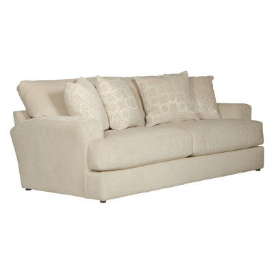 90" Recessed Arm Sofa with Reversible Cushions