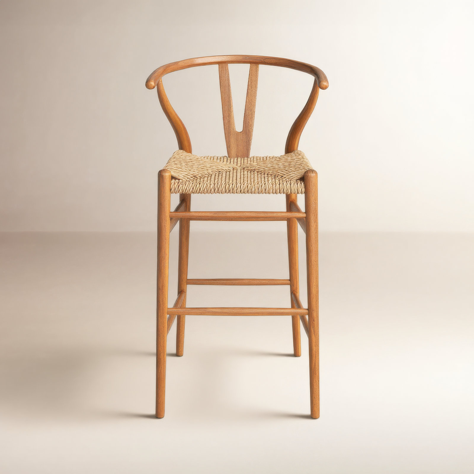 Fairbanks Solid Wood Bar/Counter Stool, Natural, Golden Ash, Bar Stool (30.1" Seat Height)