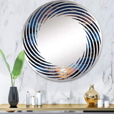Miroir mural Sapphire Solitude Palms by the Shore