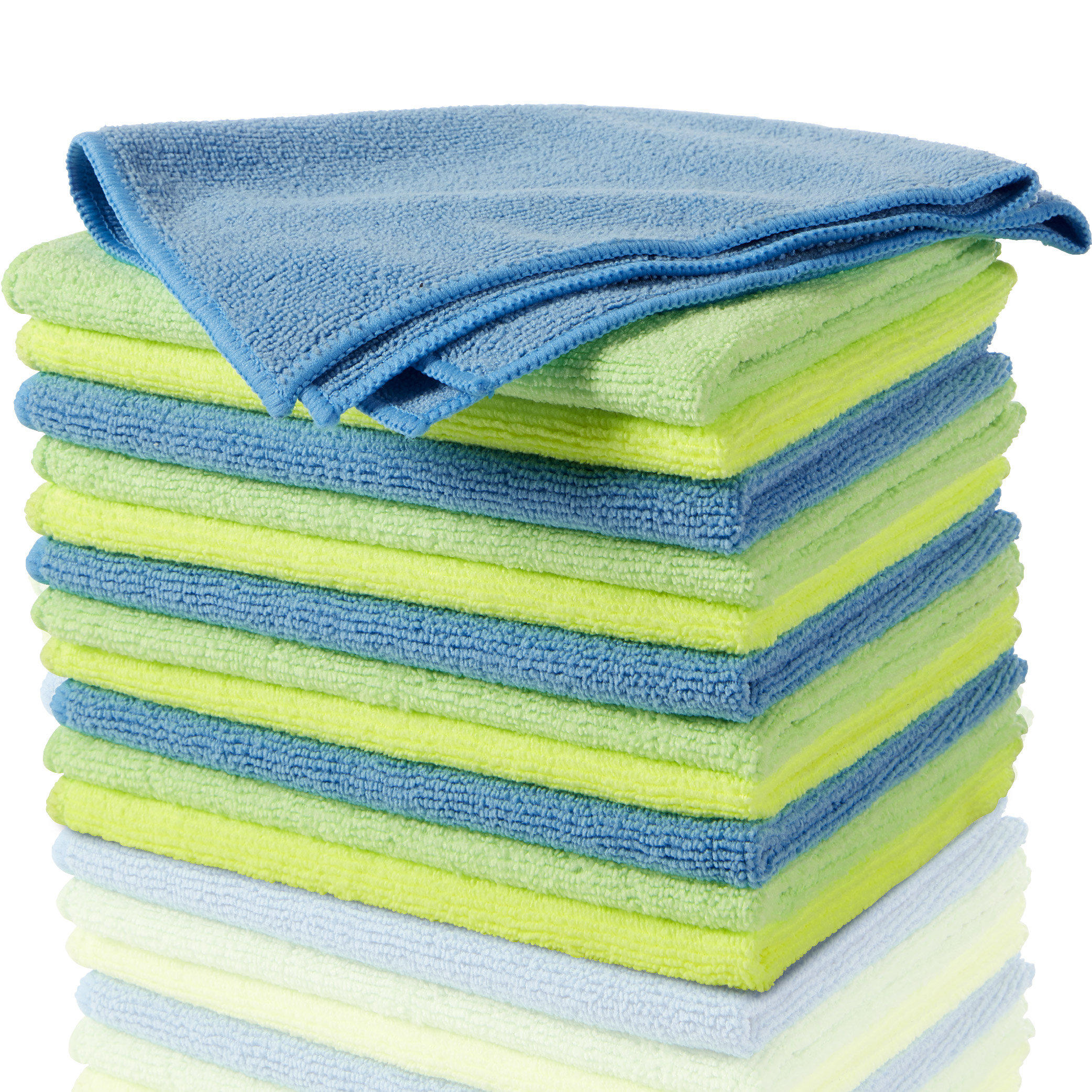 E-Cloth Home Cleaning Microfiber Cloth & Mop Combo, Set of 10