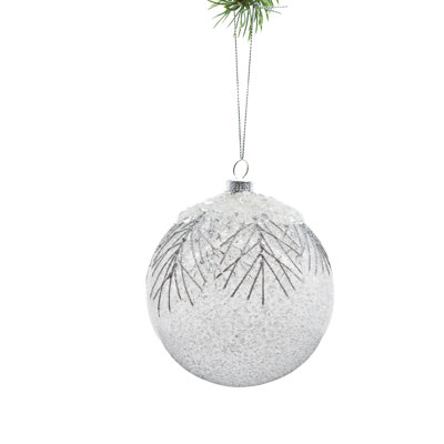 Gaini 4.5'' Solid Colour Glass Ball Ornament