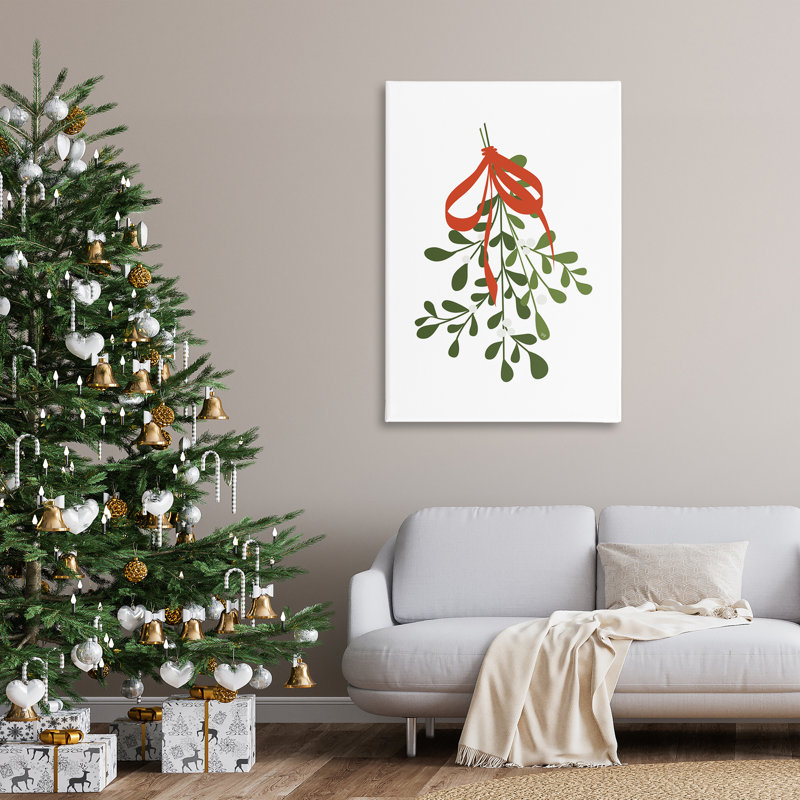 «Minimal Hanging Mistletoe», art mural par Martina Pavlova, H 45 po x l 30 po