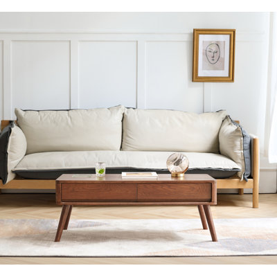 Elevating Center Table Low Table 100% Solid Wood