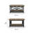 Keppler Solid Wood Top Single Coffee Table-861977643