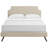 Corene Platform Bed with Round Splayed Legs-1552786224-1552786227