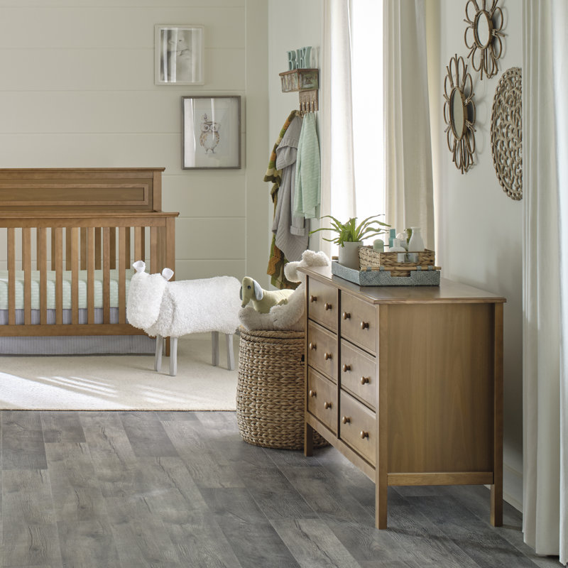 Commode double 6 tiroirs Jayden, Châtaigne