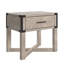 Table de bout en X avec base de rangement et tiroir Arcadia-150733304