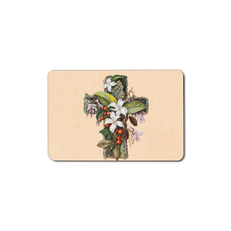 Tapis de bain Floral Cross, 36 x 24 po